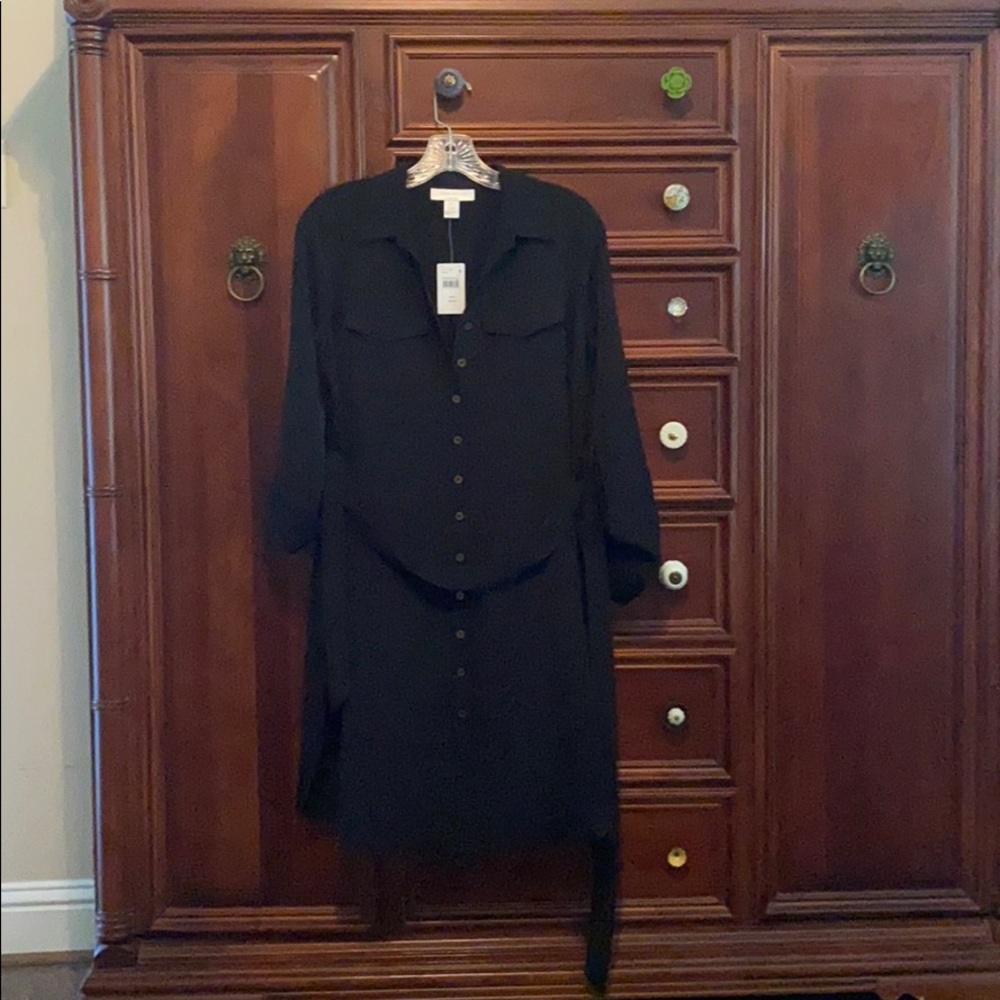 Motherhood Button up/pullover w tie maternity